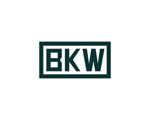 BKW logo design vector template. BKW