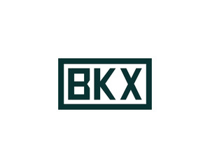 BKX Logo design vector template. BKX