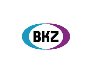 BKZ logo design vector template. BKZ