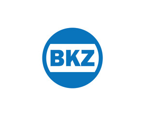 BKZ logo design vector template. BKZ