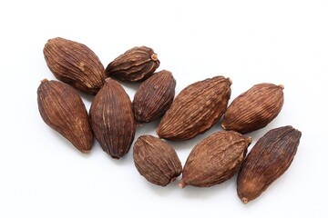 Cardamom isolated on white