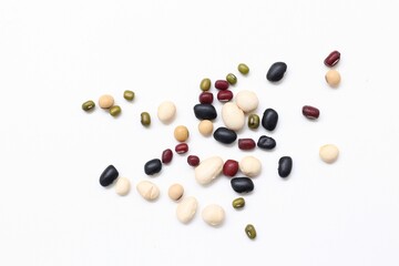 Beans isolated on white background 