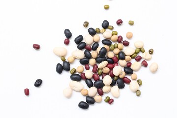 black and white beans