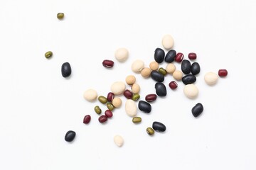black and white beans