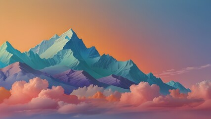 Pastel Backgrounds Generative AI