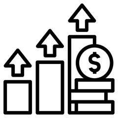 Obraz premium profit icon