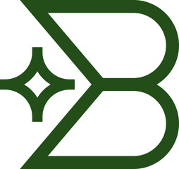 Initial Letter B Logo