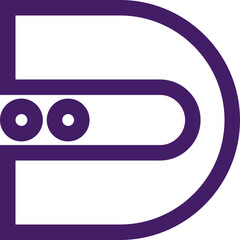 Initial Letter D Logo