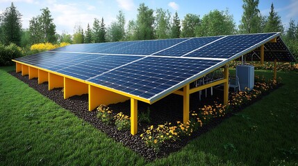 How Solar Panels Work detailed diagram showing the photovoltaic process in solar panels including sunlight absorption electron flow and electricity generation