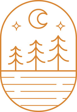 Minimalist Linear Landscape