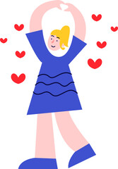 Modern Style Character Flat Design Illustration