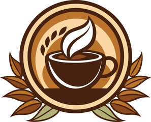 Obraz premium Elegant Minimalist Coffee for Modern and Organic Branding