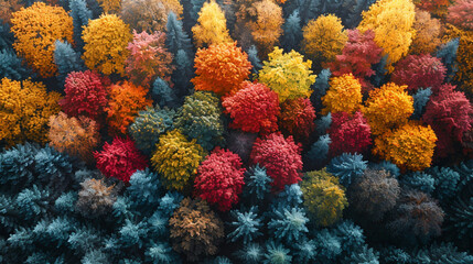colorful leaves background