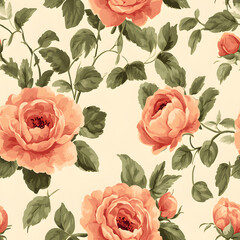 Beautiful seamless floral patterns for fabric and wallpaper, vintage floral patterns, seamless botanical patterns, colorful seamless floral backgrounds for fabric printing.