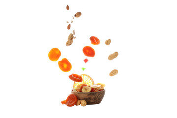 PNG, Dried fruits, isolated on white background