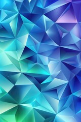 Fototapeta premium Abstract Blue and Green Geometric Background