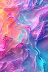 Obraz premium Abstract Colorful Liquid Swirls