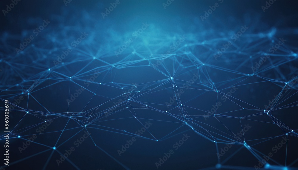 Poster geometric abstract background with connected line and dots. structure molecule and communication. ab