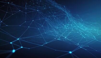 Abstract Geometric Network Technology Background. Global network connection. Abstract geometric background with connecting dots and lines. Digital technology and communication concept. 47