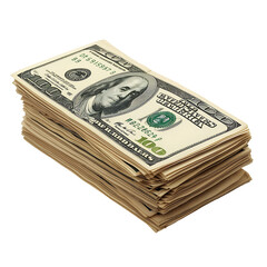 Stack of One Hundred Dollar Bills