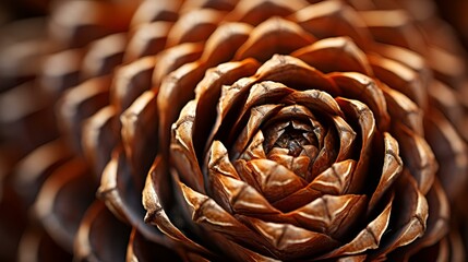 a close up of a pine cone. 