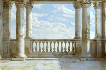 Classical Building Balcony