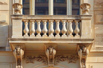 Classical Building Balcony