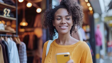 Obraz premium Unlock the potential of online shopping with our innovative platform. Featuring real-time inventory updates and secure transactions, enjoy a hassle-free shopping journey from start to finish.