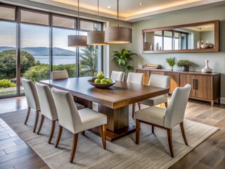 Cape Town's finest modern dining room furniture combines comfort and style, elevating any dining area with its sleek