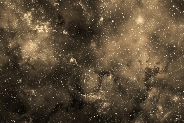 Night sky - Universe filled with stars, nebula and galaxy, galactic, 3D camera, macro, celestial twilight, modern, sepia tone, photorealism, artificial lighting