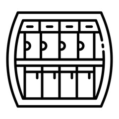 Galley icon representing the Structure in an airplane.