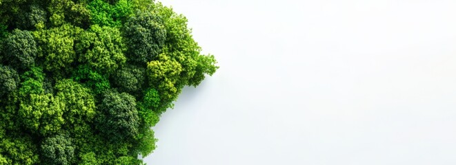 Fototapeta premium Ecology banner with empty copyspace. The study of the relationships between living organisms, including humans, and their physical environment