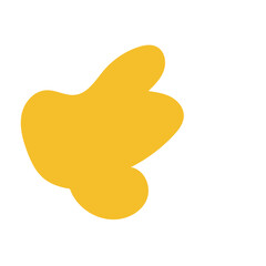 Abstract blob shapes organic vector 