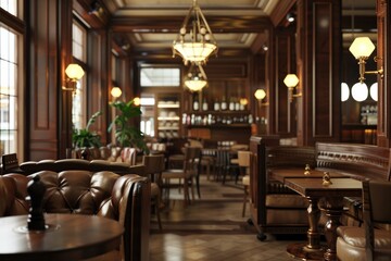 Classical Theme Cafe Interior