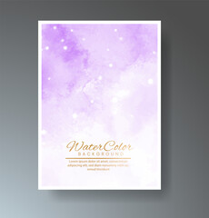 Cards with bright colorful vector watercolor background. Design for your date, postcard, banner.