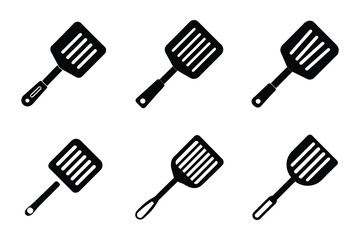 Spatula icon bundle set design in vector style