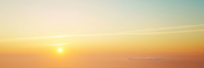 Obraz premium Beautiful sky at sunrise or sunset