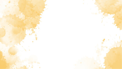 Abstract orange watercolor background.Hand painted watercolor. vector