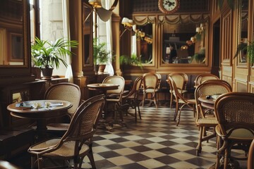 Classical Theme Cafe Interior