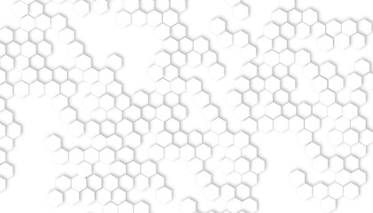 Abstract technology background and design element with hexagons pattern. Futuristic Hexagon background