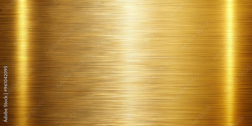 Wall mural Golden metal texture background for luxurious and elegant panoramic view