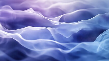 Obraz premium Abstract background with soft, flowing, blue fabric.