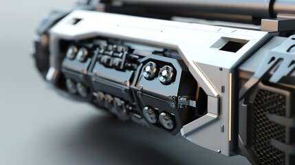 A 3D render of an ATV air density sensor