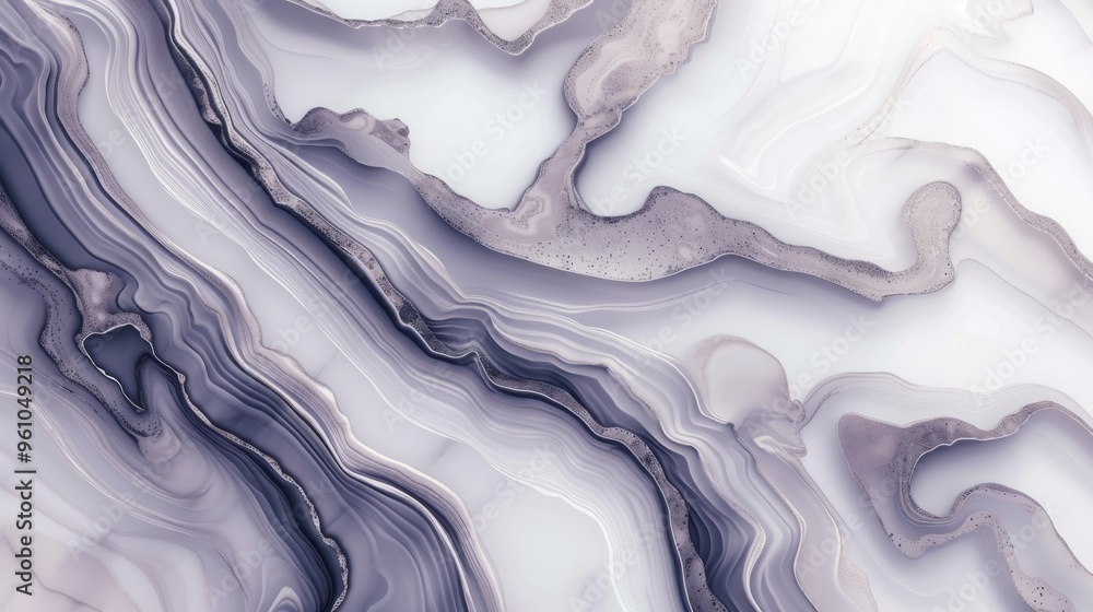 Poster elegant abstract image showcasing fluid, wavy lines in a marble pattern. the soft neutral tones of w