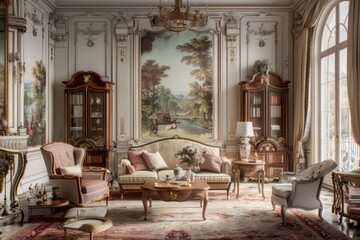 Fototapeta premium Classical Longue Interior