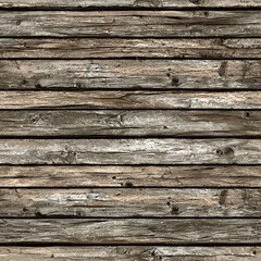 Obraz premium seamless pattern of weathered wood planks with natural grain