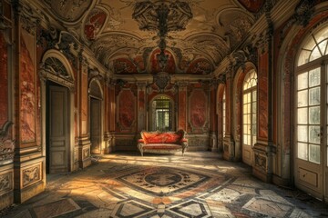 Obraz premium Classical Longue Interior