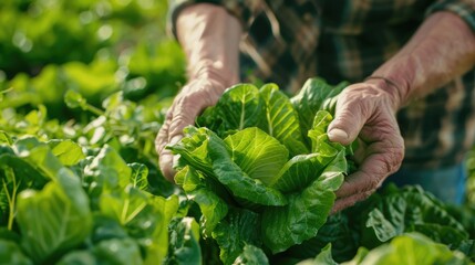 Crisp farm-to-table lettuce leaves highlight the role these lettuces play in creating refreshing salads that highlight seasonal flavors and local produce.