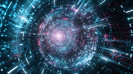 Obraz premium new futuristic background communication abstraction.