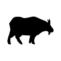 Goat Illustration Silhouette Eid al-Adha